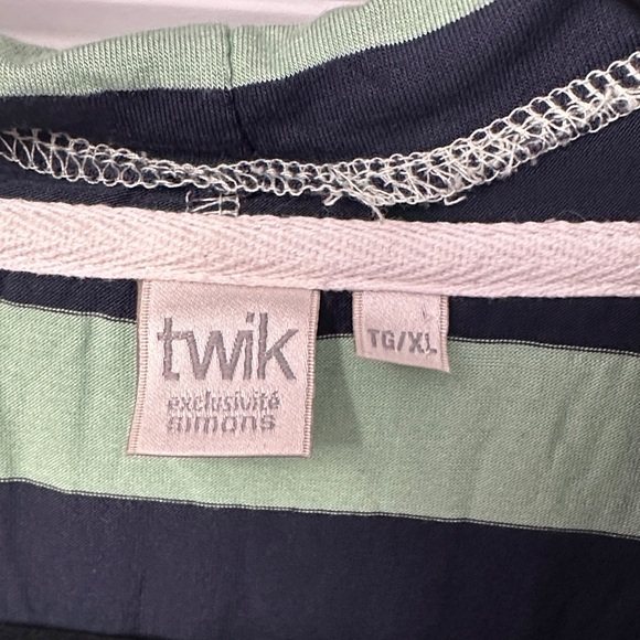 Twik Green and Black Striped Tank Top - Picture 4 of 4